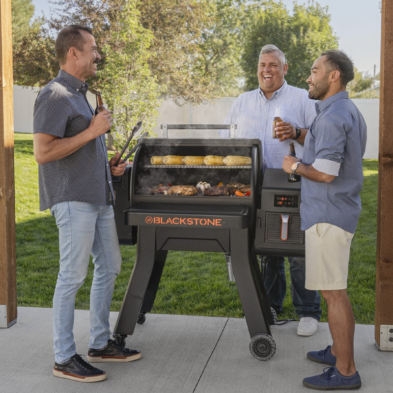 Offset Wood Portable 825 Square Inches Smoker Grill